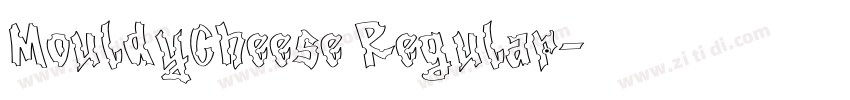 MouldyCheese Regular字体转换